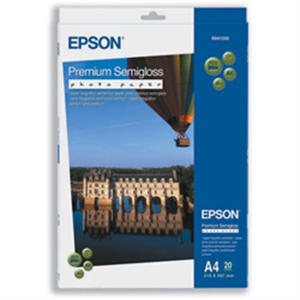 Epson S041332 premium fotopapier / semi glanzend / A4 / 251 gr. / 20 vel